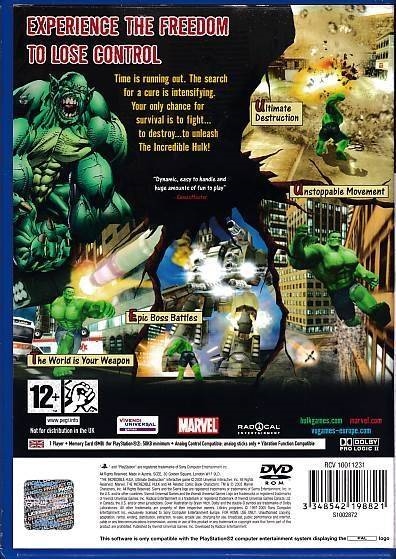 The Incredible Hulk Ultimate Destruction - PS2 (B Grade) (Genbrug)